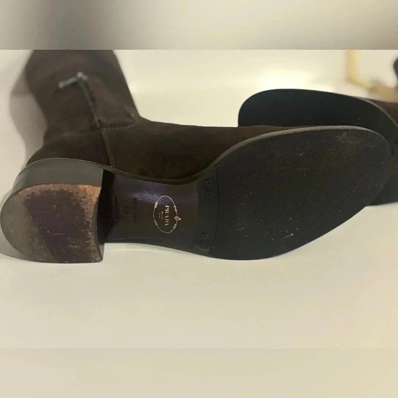 Prada Suede Knee High Boots size 36 - Picture 11 of 11